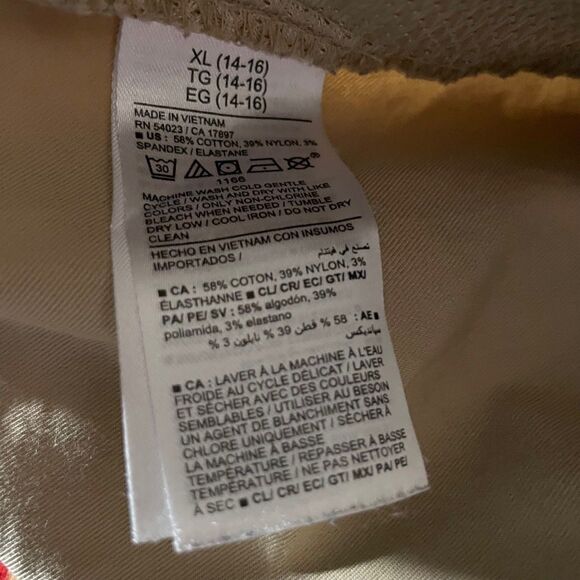 Old Navy Tech Taper Joggers Quick Dry Drawstring Cargo Pants Beige Boys XL 14-16 - Picture 6 of 8